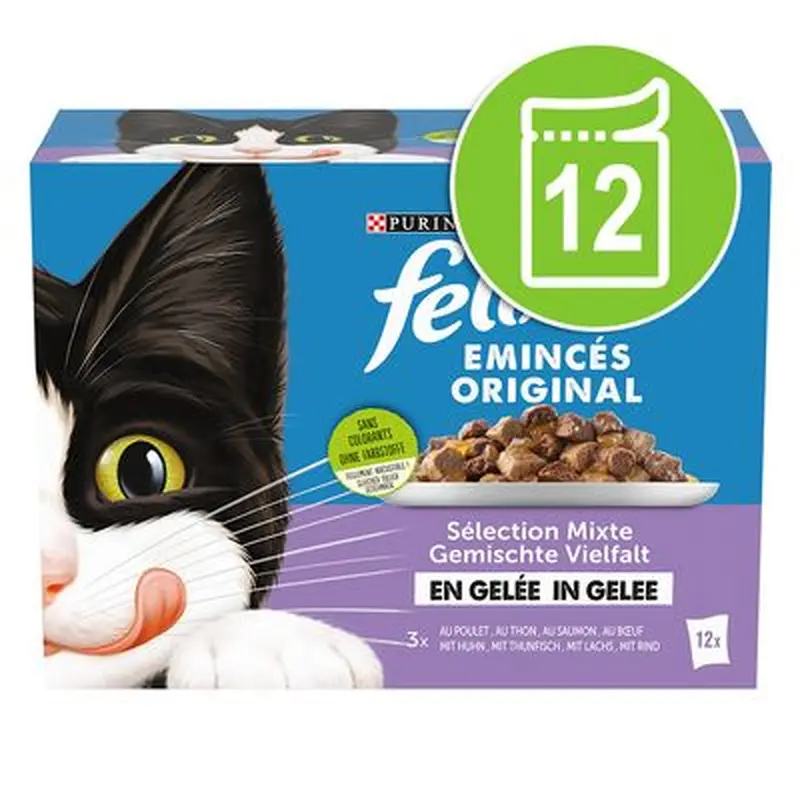 Felix Pouches in Jelly 12 x 85g - Mixed Selection