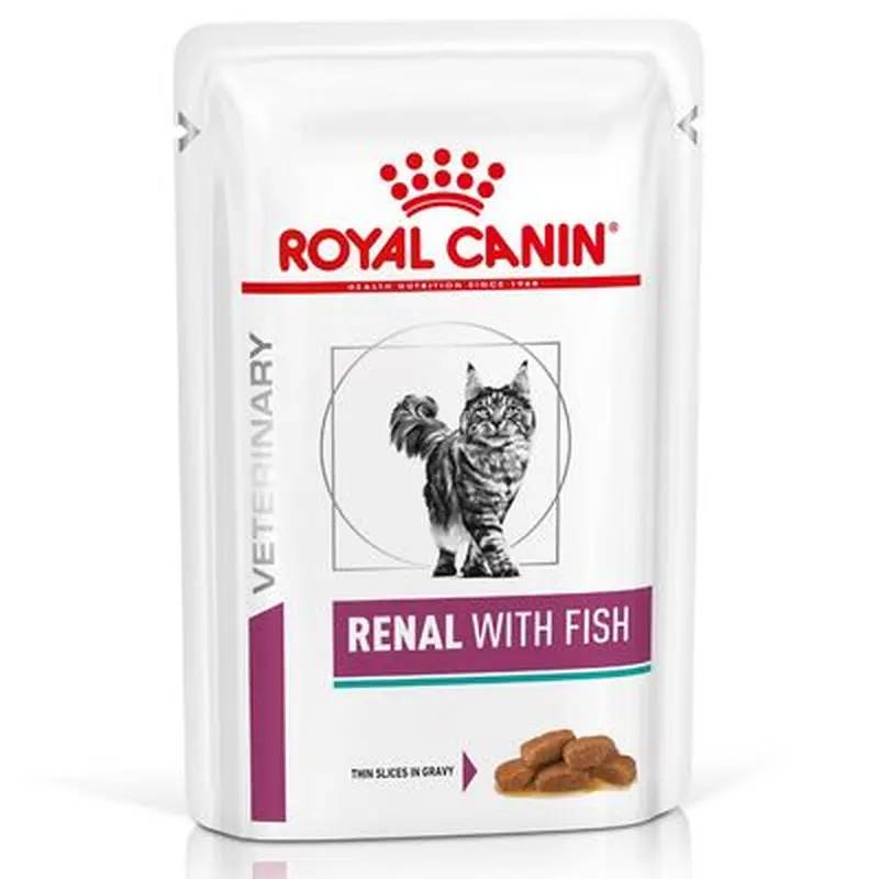 Royal Canin Veterinary  Renal with Fish - 12 x 85g