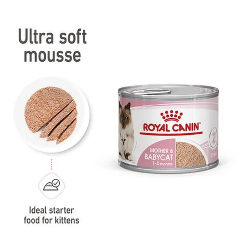 Royal Canin Mother & Babycat Ultra Soft Mousse - 12 x 195g