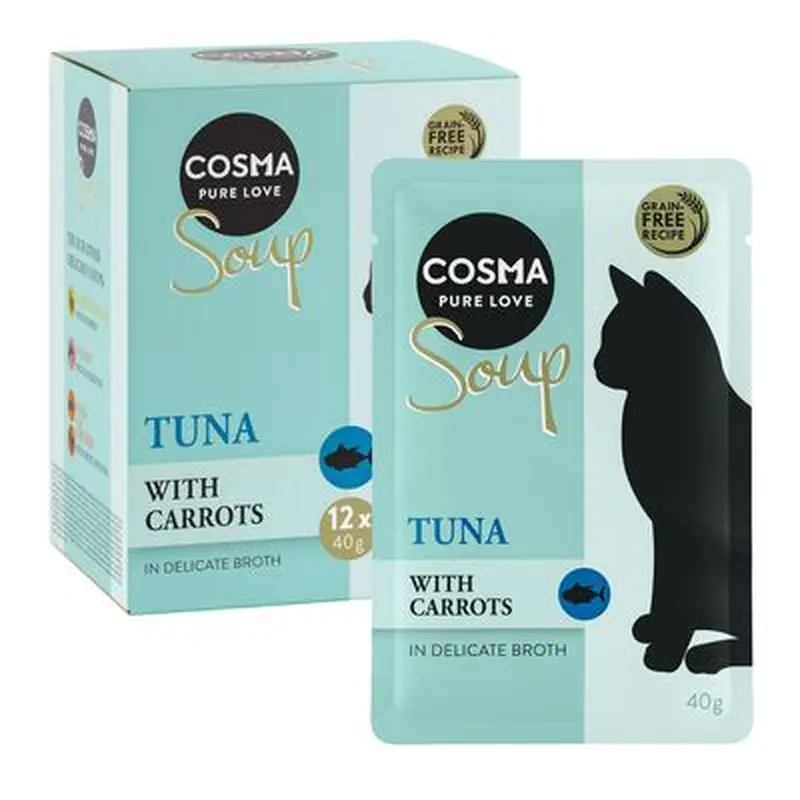 Cosma Soup 12 x 40g - Mix 1 (4 Varieties)