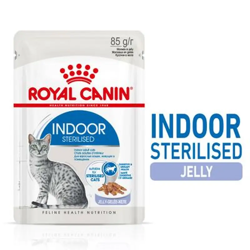 Royal Canin Indoor Sterilised in Jelly - Saver Pack: 24 x 85g
