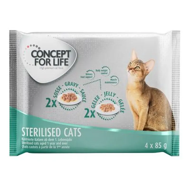 Concept for Life Mixed Trial Pack 4 x 85g - Sterilised