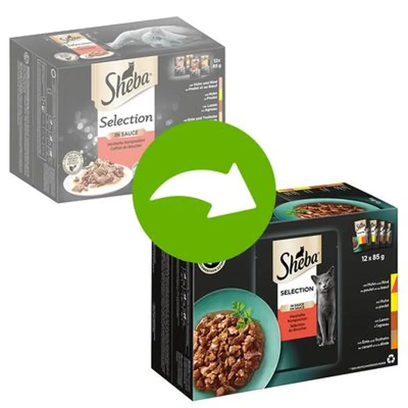 Sheba Pouches Select Slices in Gravy 12 x 85g - Succulent Collection in Gravy
