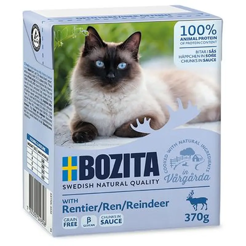 Bozita Tetra Chunks in Sauce 6 x 370g - Chicken Liver