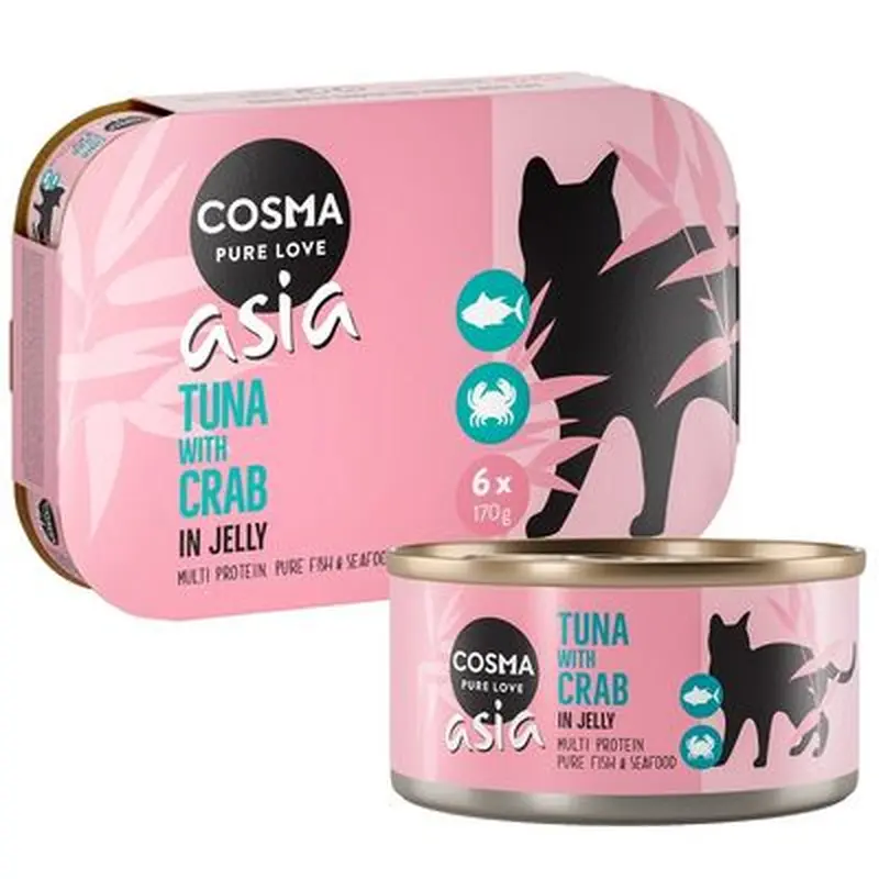 Cosma Asia in Jelly 6 x 170g - Tuna with Beef