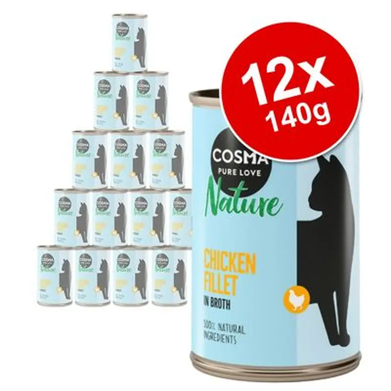 Cosma Nature Saver Pack 12 x 140g - Mix 2 (6 Varieties)