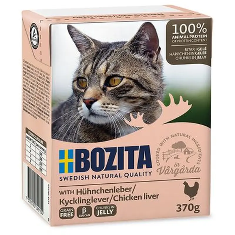 Bozita Tetra Chunks in Jelly 6 x 370g - Chicken