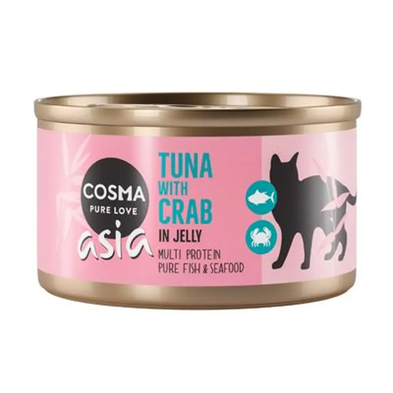 Cosma Asia in Jelly 6 x 85g - Tuna with Crab Meat