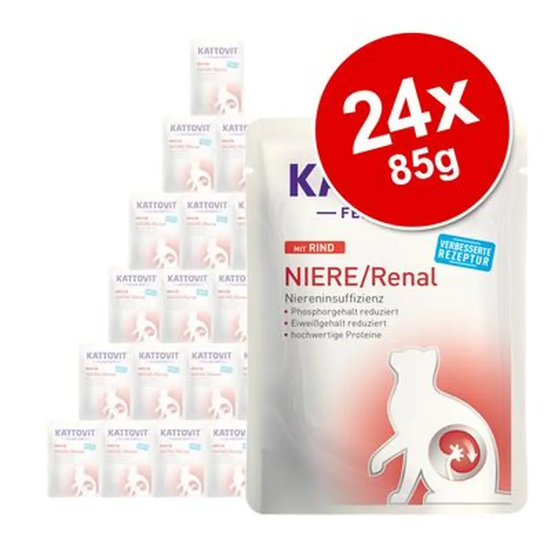 Kattovit Renal Pouches 24 x 85g - Chicken