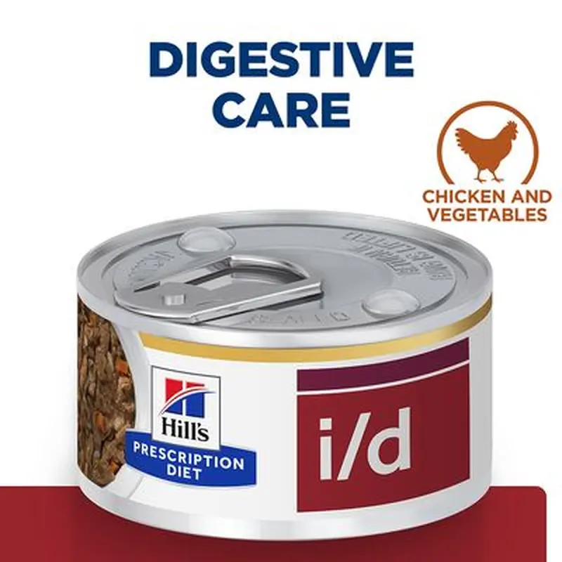 Hills Prescription Diet Feline i/d Digestive Care Stew - Chicken - 24 x 82g Cans
