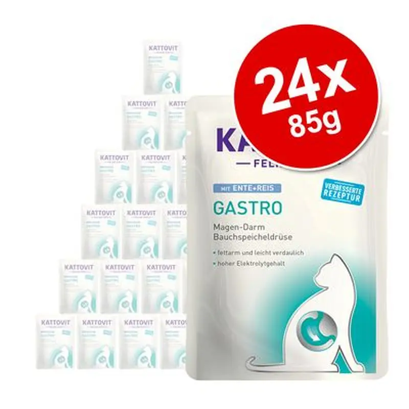 Kattovit Gastro Pouches 24 x 85g - Chicken & Rice