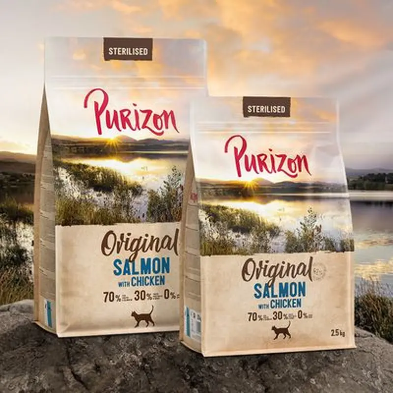 Purizon Sterilised Adult Grain-Free Salmon with Chicken - 400g