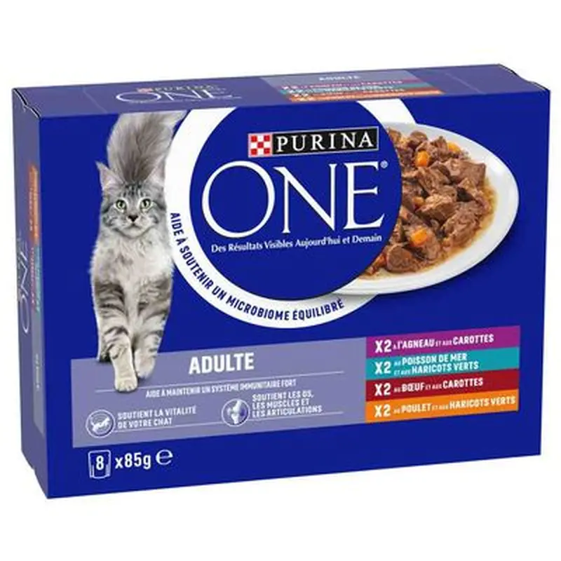 Purina ONE Adult Saver Pack 16 x 85g - Mixed Pack (4 Varieties)