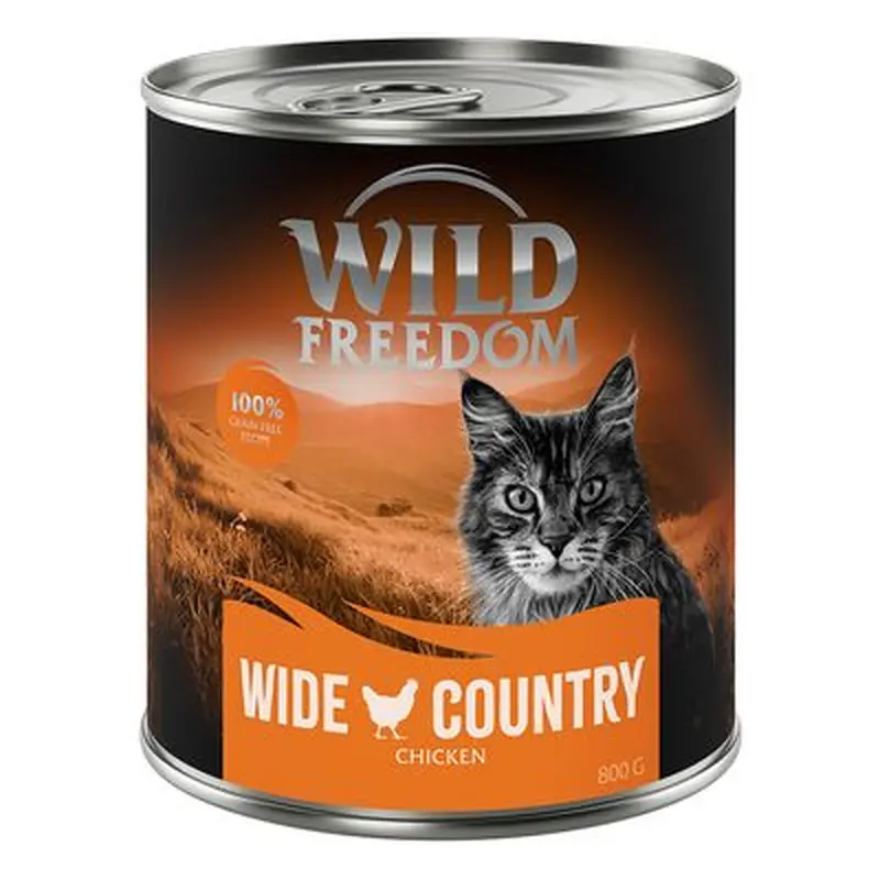 Wild Freedom Adult 6 x 800g - "Golden Valley" Chicken with Rabbit - Grain-Free