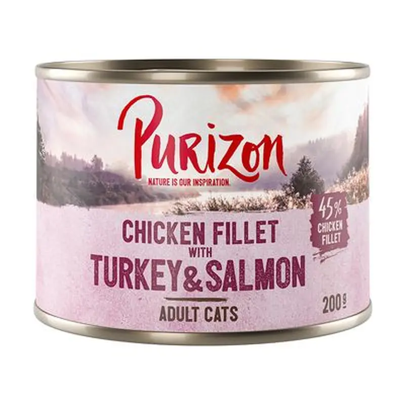 Purizon Adult 6 x 200g - Chicken Fillet with Turkey & Salmon