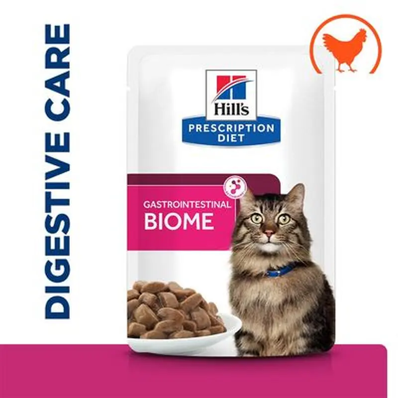 Hill's Prescription Diet Feline Gastrointestinal Biome - Chicken - 12 x 85g