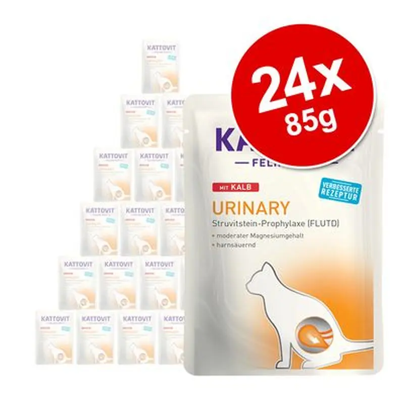 Kattovit Urinary Pouches 24 x 85g - Chicken