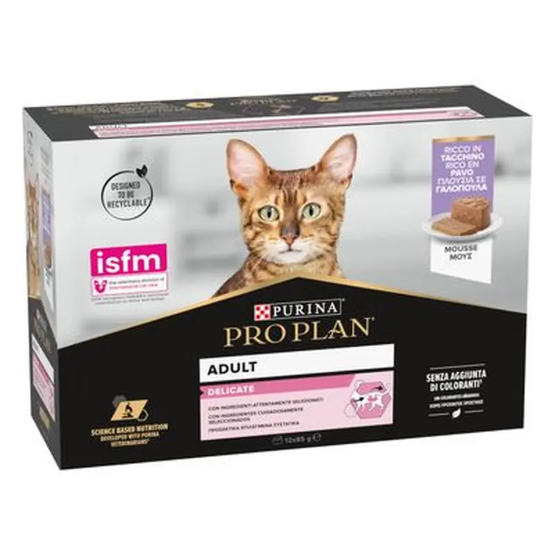 PURINA PRO PLAN Delicate - Turkey Mousse (12 x 85g)