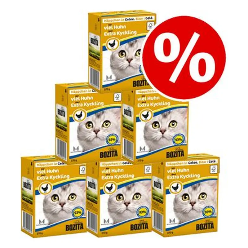 Bozita Chunks in Jelly Saver Pack 18 x 370g - Turkey