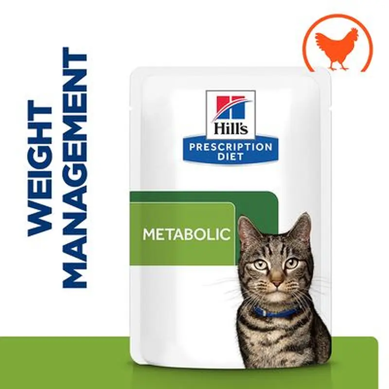 Hills Prescription Diet Feline Metabolic - Saver Pack: 24 x 85g Pouches
