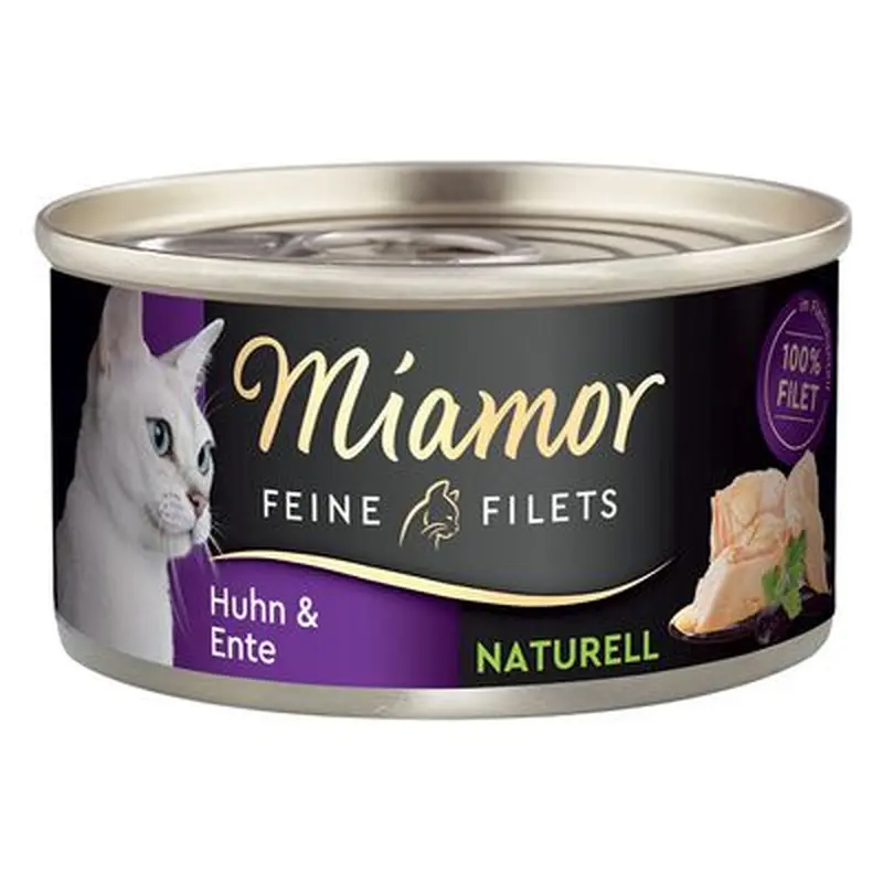 Miamor Fine Fillets Naturelle 6 x 80g - Tuna & Crab
