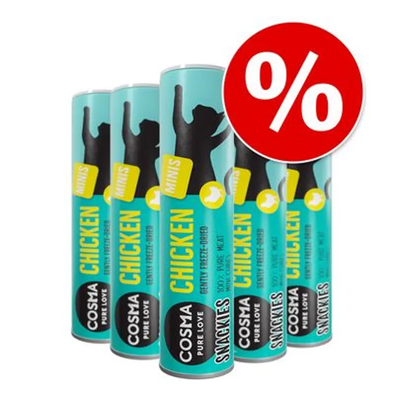 Cosma Snackies Minis Saver Pack - Tuna (5 x 25g)