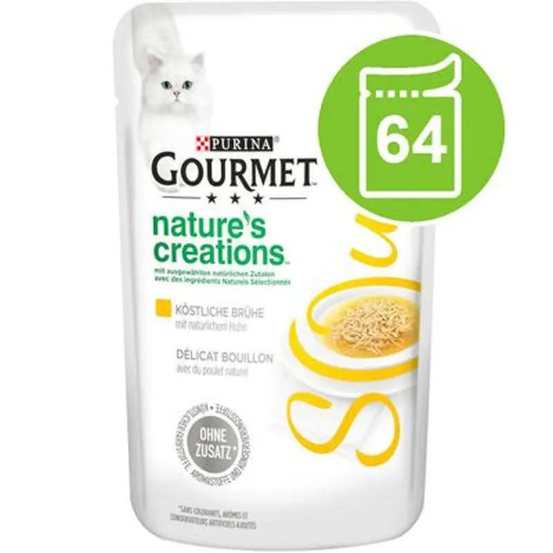 Gourmet Soup Megapack 64 x 40g - Tuna & Shrimps