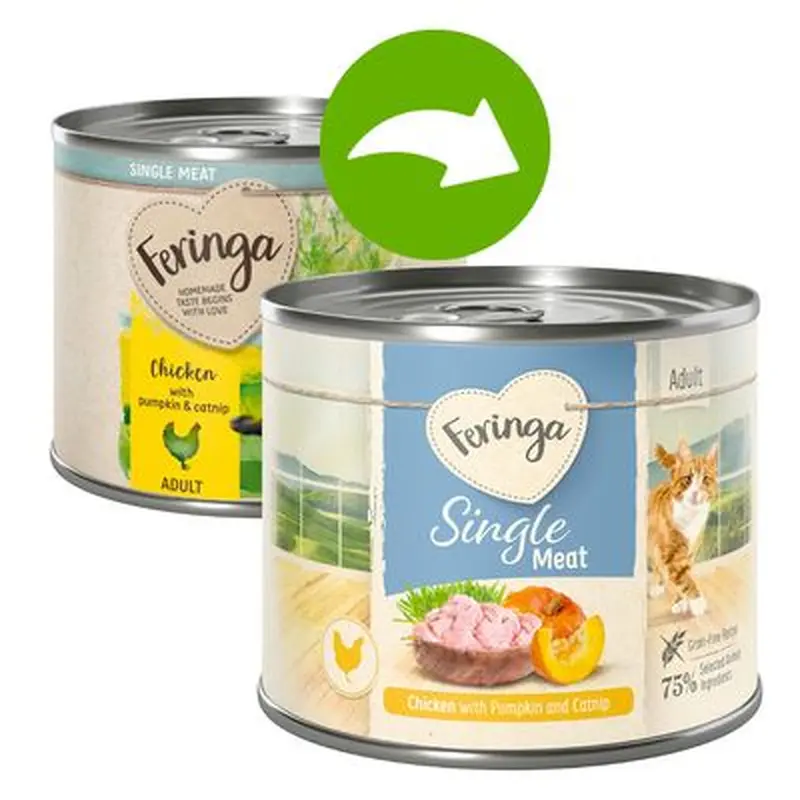 Feringa Single Meat Menu 6 x 200g - Duck with Cottage Cheese & Valerian
