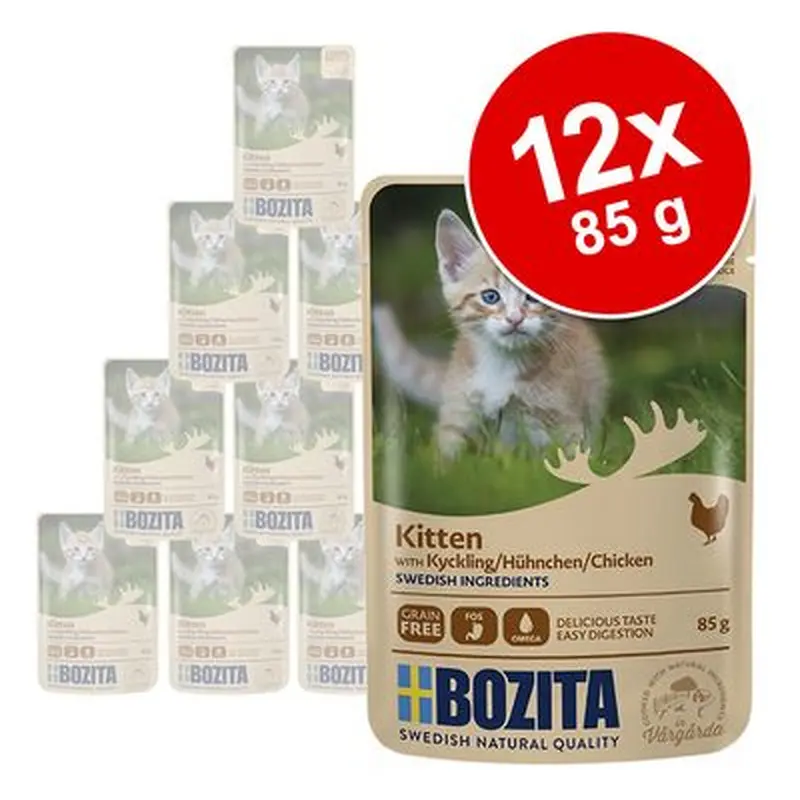 Bozita Morsels in Sauce Kitten 12 x 85 g - Chicken