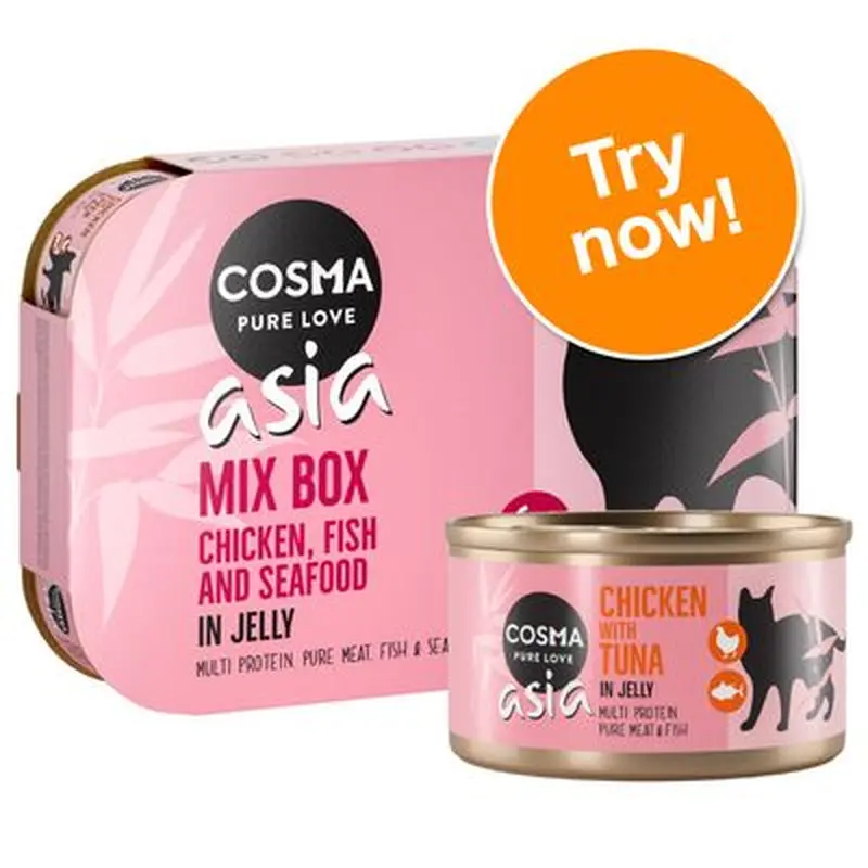 Cosma Asia in Jelly Mixed Trial Packs - 6 x 400g Mixed Pack (5 Varieties)