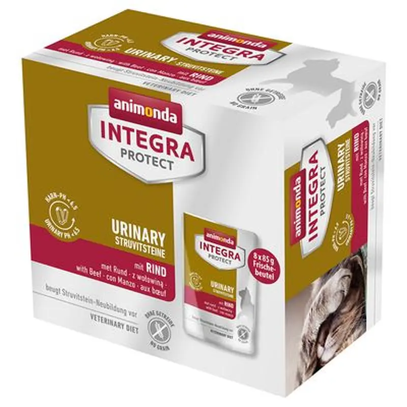 animonda Integra Protect Adult Urinary Struvite stones 8 x 85 g - with chicken