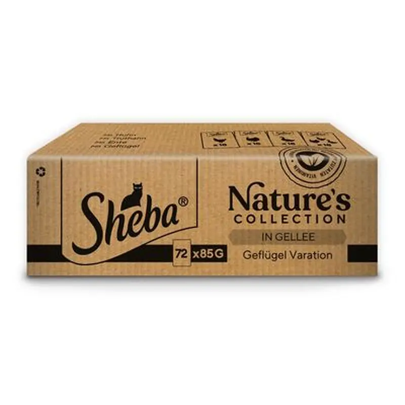 Sheba Nature's Collection 72 x 85g - Fine variety in sauce