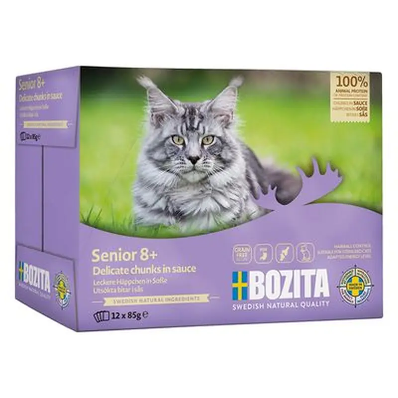 Bozita Morsels in Sauce Senior 12 x 85 g - Beef