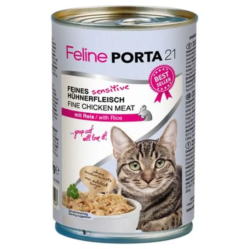Feline Porta 21 - 6 x 400g - Whole Tuna with Shirasu