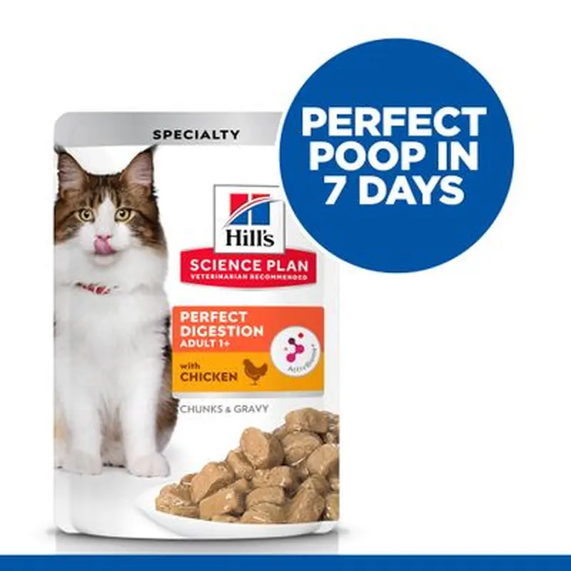 Hills Science Plan Adult Perfect Digestion with Chicken - Saver Pack: 24 x 85g