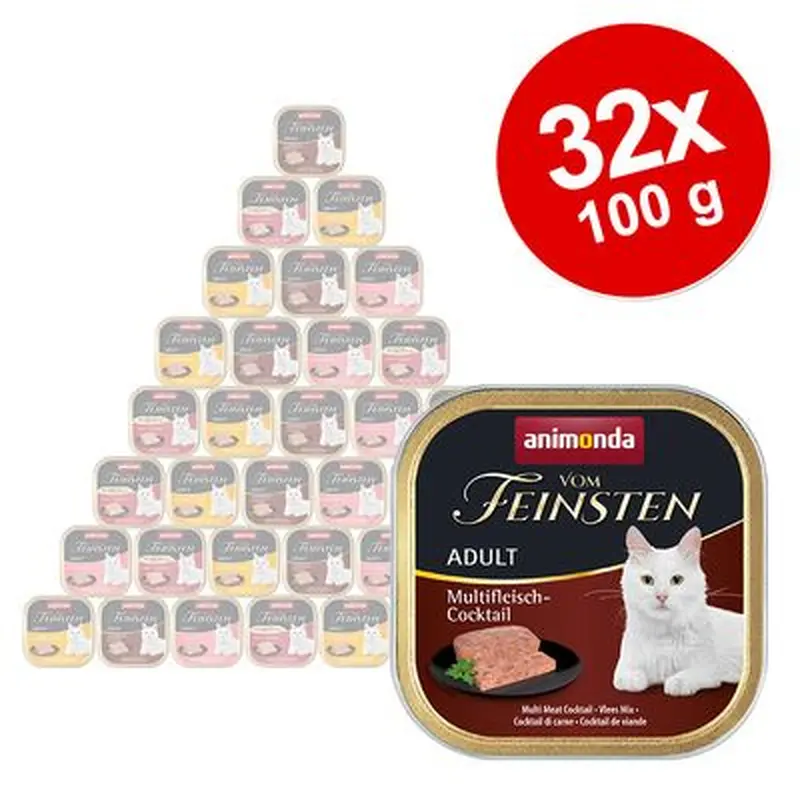 Mixed Megapack animonda vom Feinsten Adult 32 x 100g - No Grain in Sauce