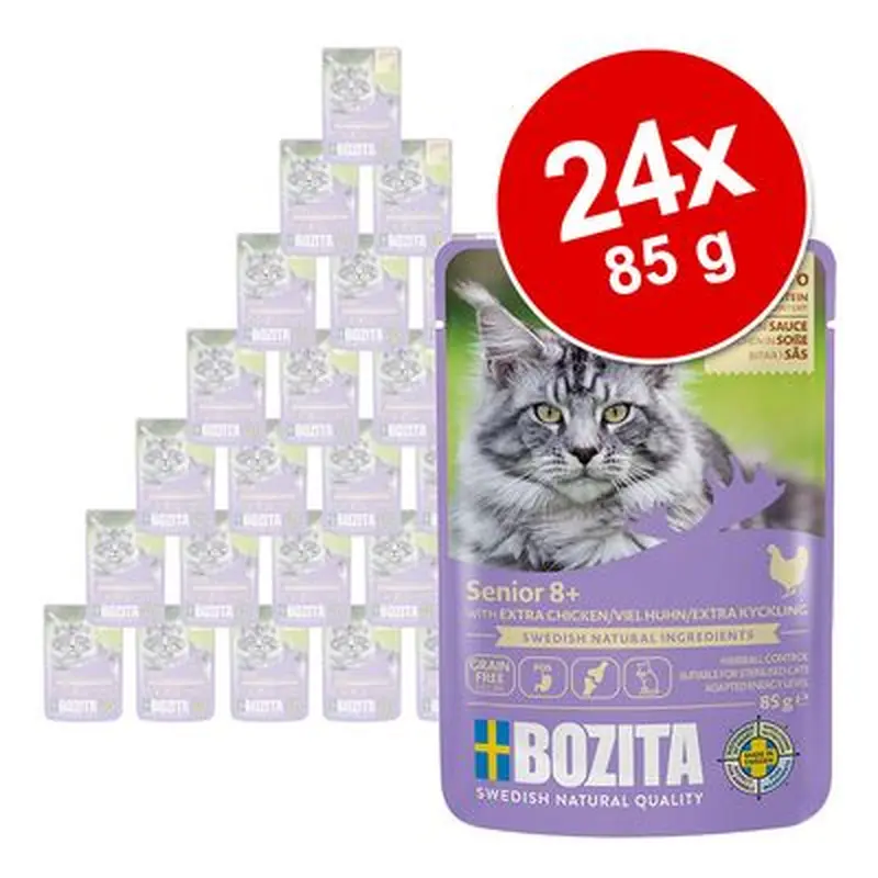 Bozita Morsels in Sauce Senior Saver Pack 24 x 85g - Chicken