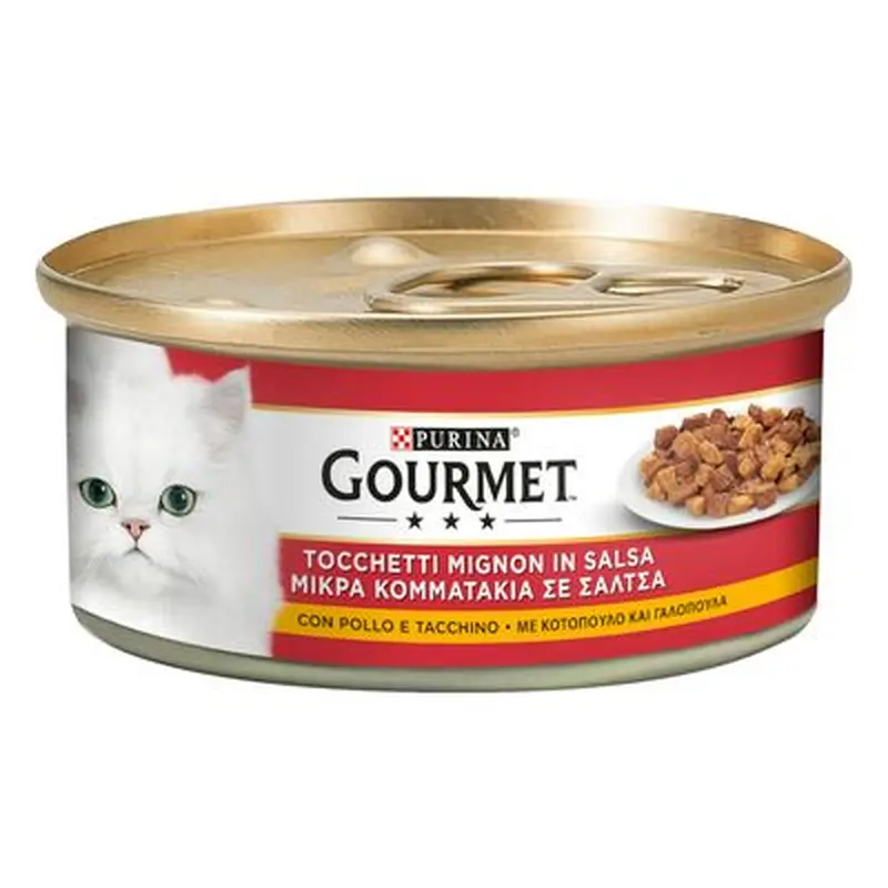 Gourmet Wet Food 24 x 195g - Duck & Chicken