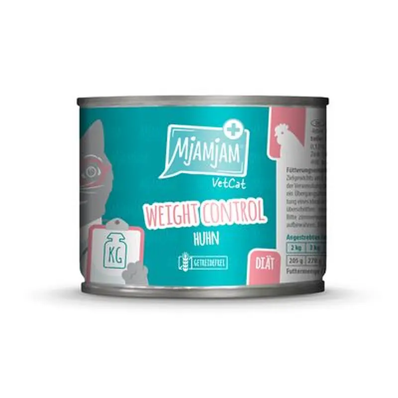 MjAMjAM VetCat Weight Control 6 x 200g - Chicken