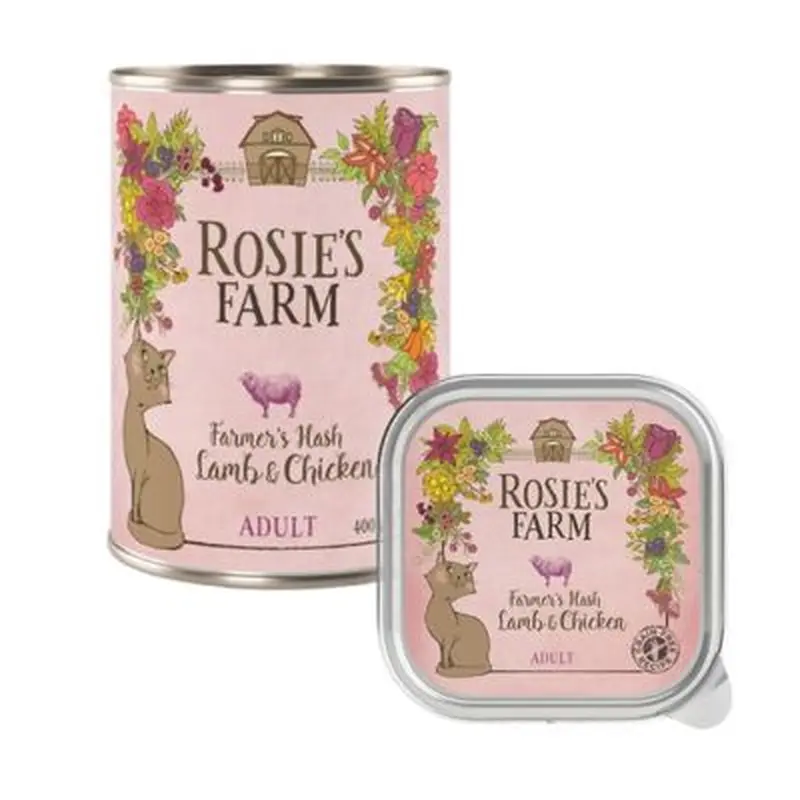 Rosie's Farm Adult Farmer's Hash with Lamb & Chicken - 16 x 100g (trays)