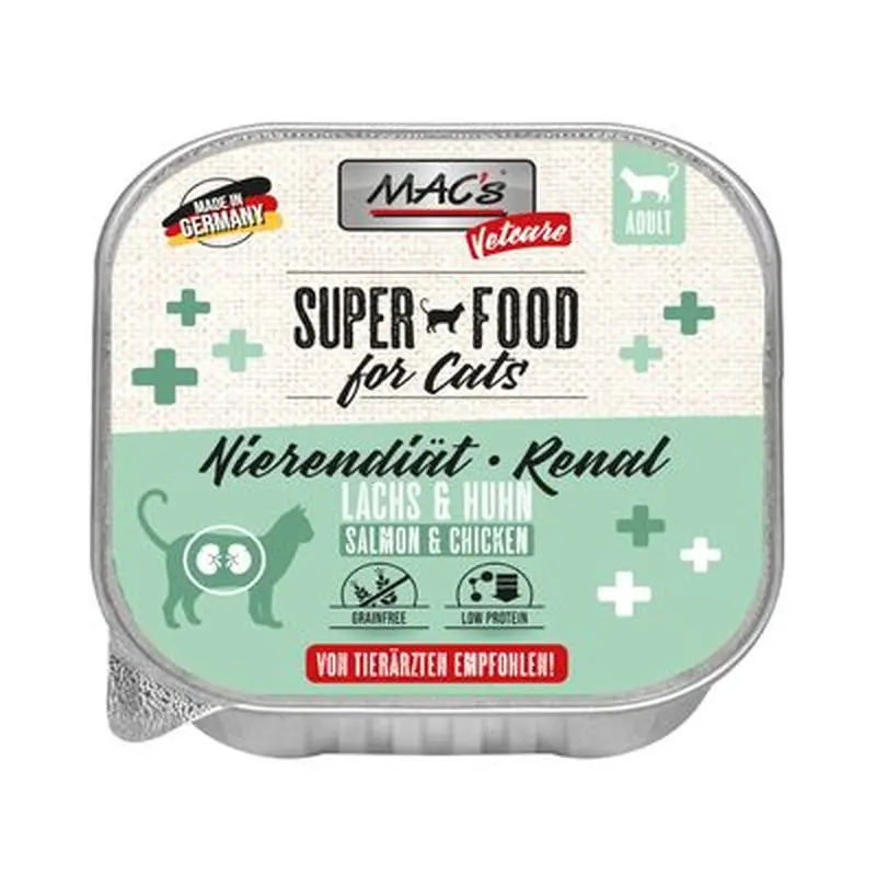 MAC's Vetcare Cat Kidney / Renal - Saver Pack: Beef (32 x 100g)