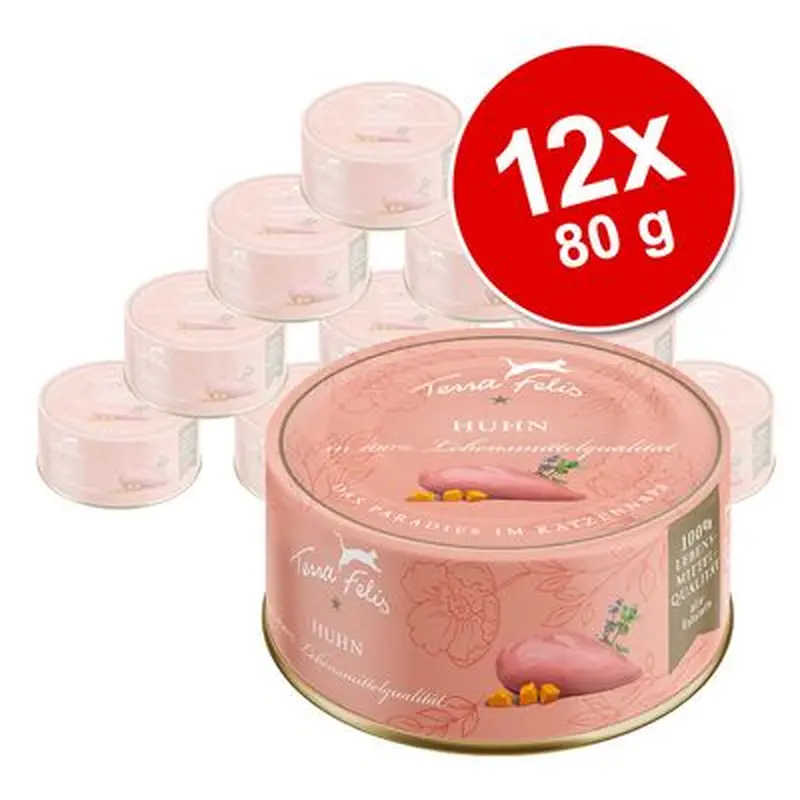 Terra Felis Complete 12 x 80 g - Chicken