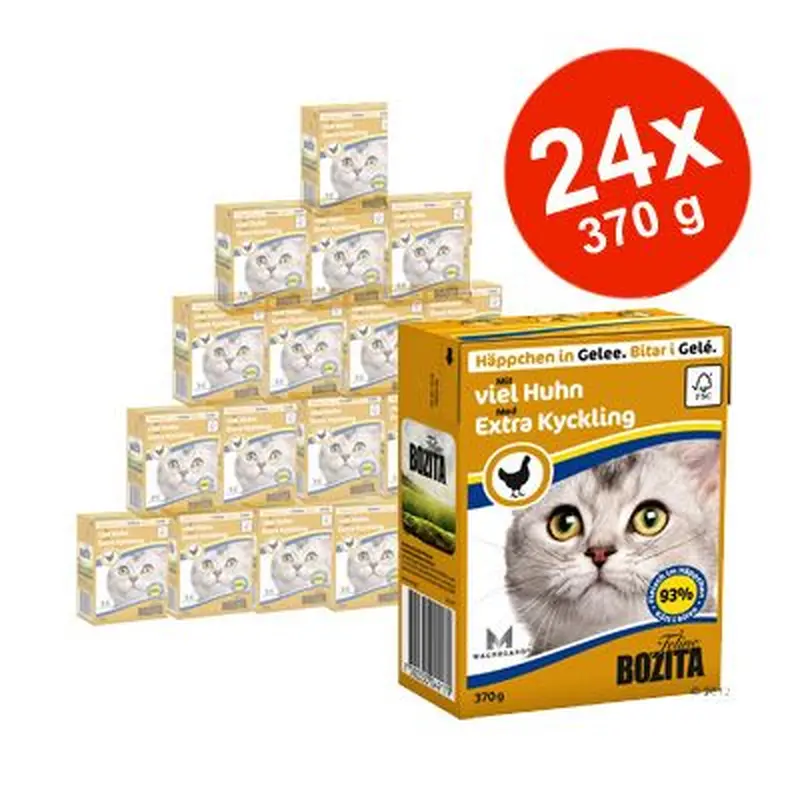 Bozita Chunks in sauce Saver Pack 24 x 370g - Sterilised with Arctic Char
