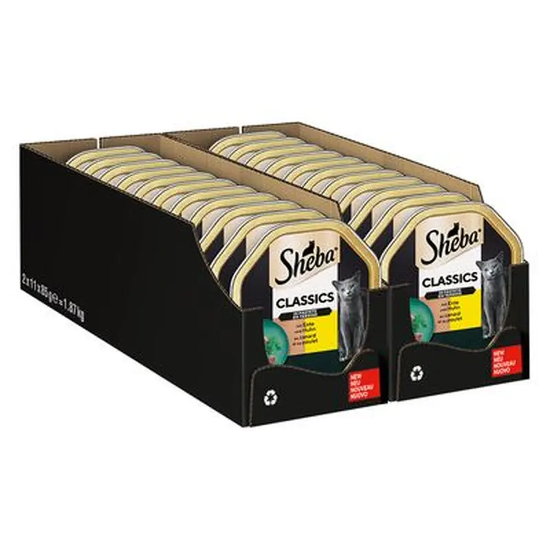Sheba Varieties Saver Pack 44 x 85g - Classic Veal & Chicken