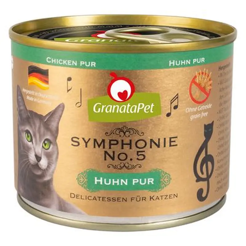 GranataPet Symphony 6 x 200 g - Game & chicken