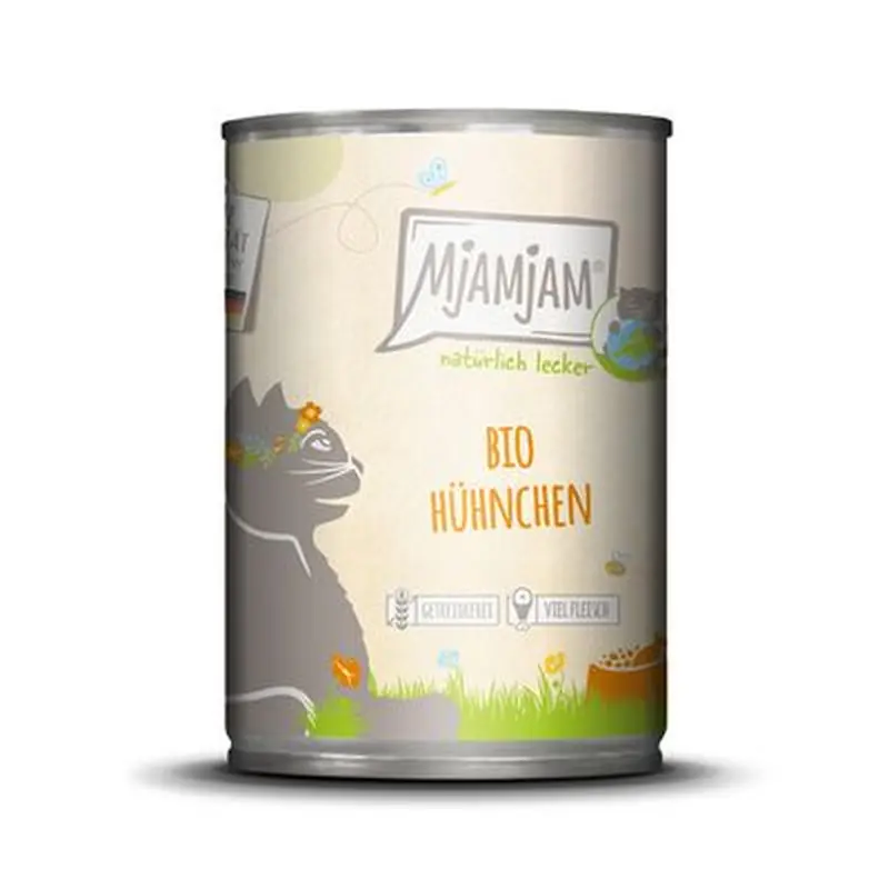 MjAMjAM Organic Naturally Delicious 6 x 400g - Organic Chicken