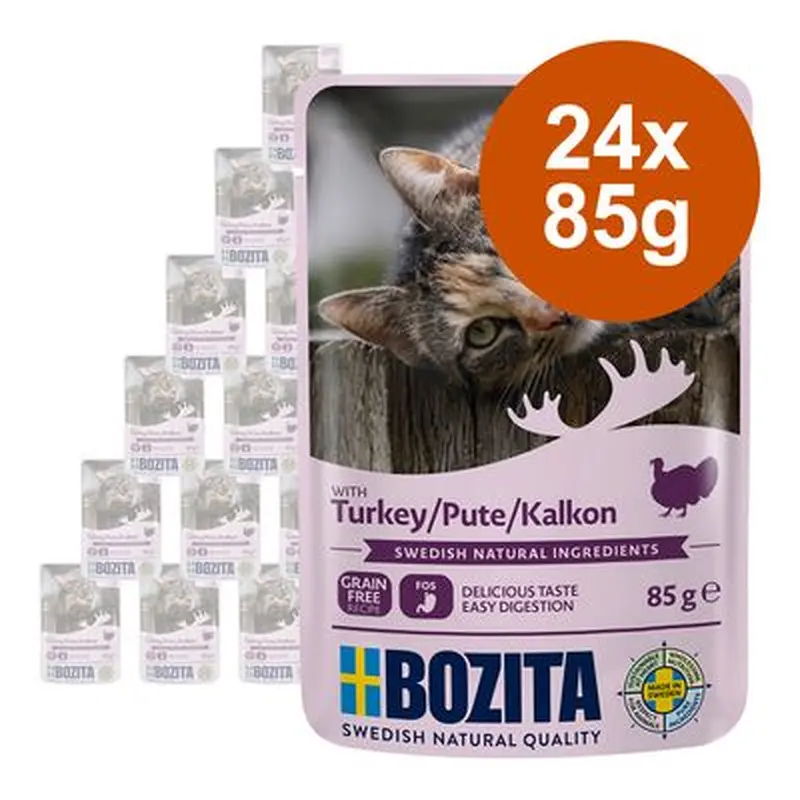 Bozita Chunks in Sauce Pouches Saver Packs 24 x 85g - Extra Chicken