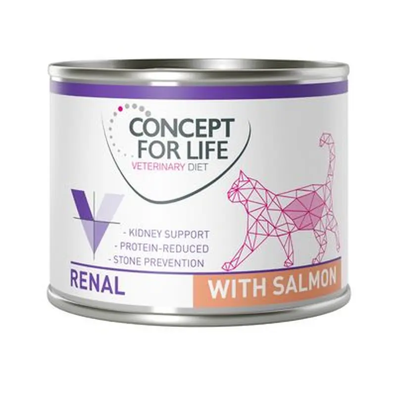 Concept for Life Veterinary Diet Renal with Salmon - Saver Pack: 24 x 200g