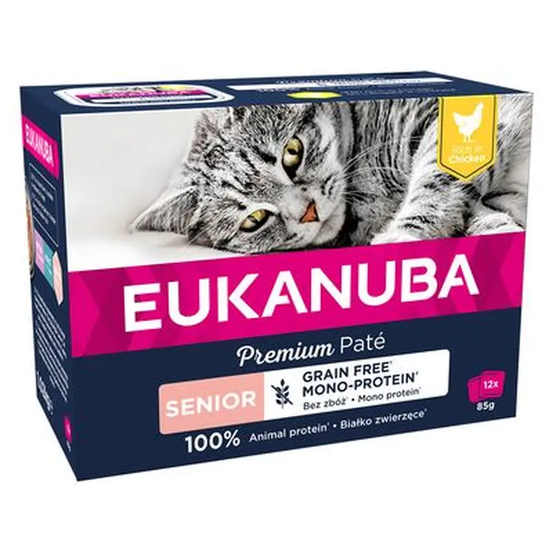 Eukanuba Grain Free Senior - Chicken - Saver Pack: 24 x 85g