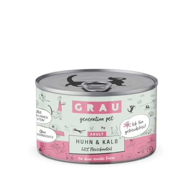 GRAU Gourmet Adult Grain-Free 6 x 200g - Poultry & Ocean Fish